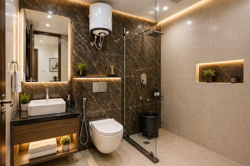 Executive Room | Bathroom | Shower, free toiletries, slippers, towels