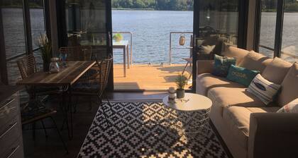 Entspannen auf dem hausboot "hafenprinz"