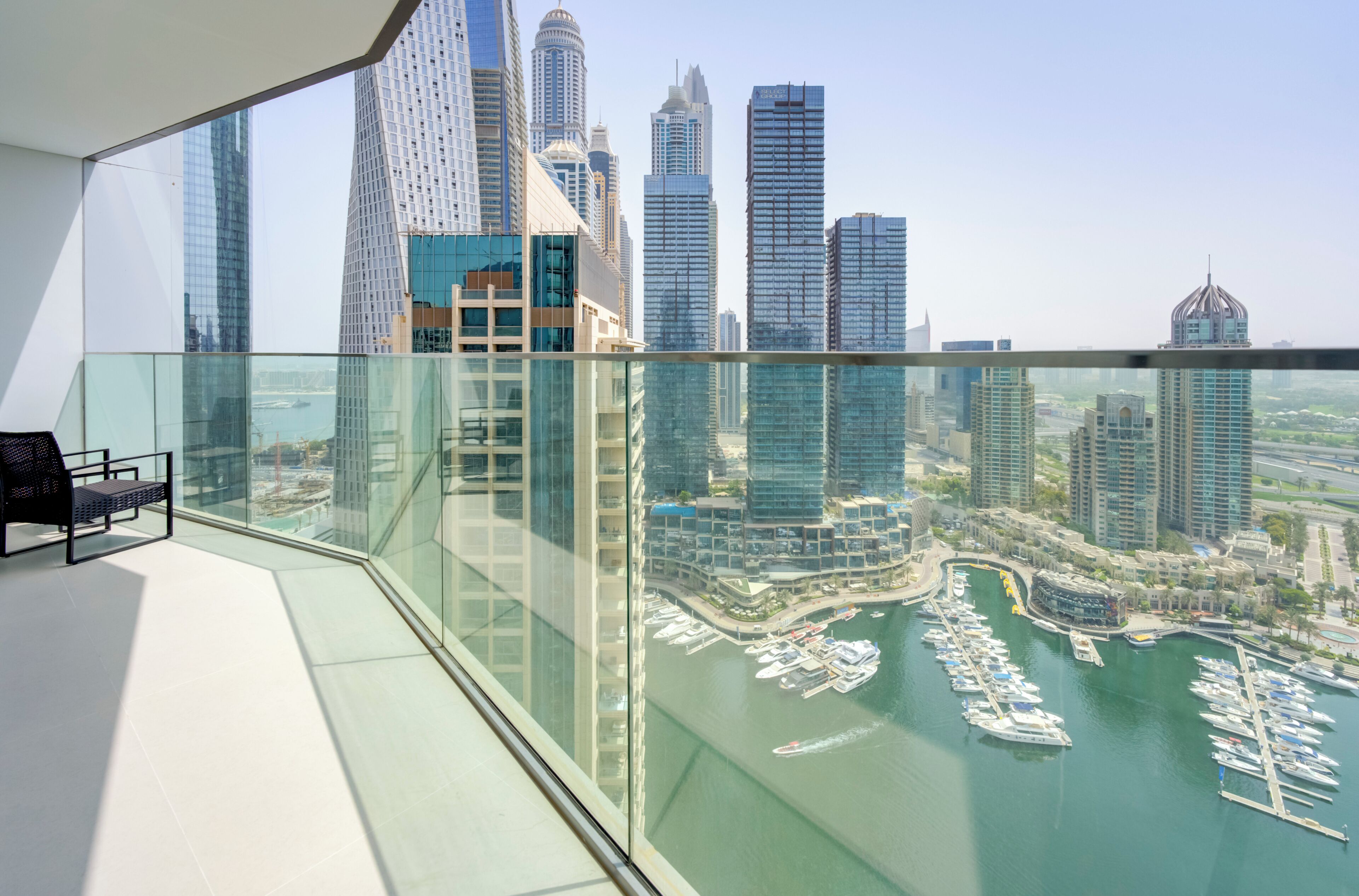 Deluxe Apartment, Balcony, Marina View | Balcony