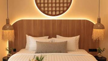 4 slaapkamers, een bureau, een strijkplank/strijkijzer, wifi