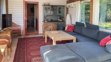TV, fireplace, table tennis
