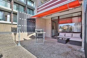 Outdoor dining - Apartment 11 in the Villa Idyll - Villa Idyll (Timmendorfer Strand)