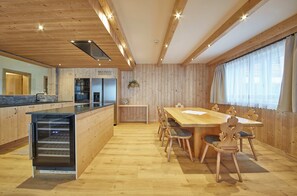 Superior Chalet, Mountain View | Private kitchen