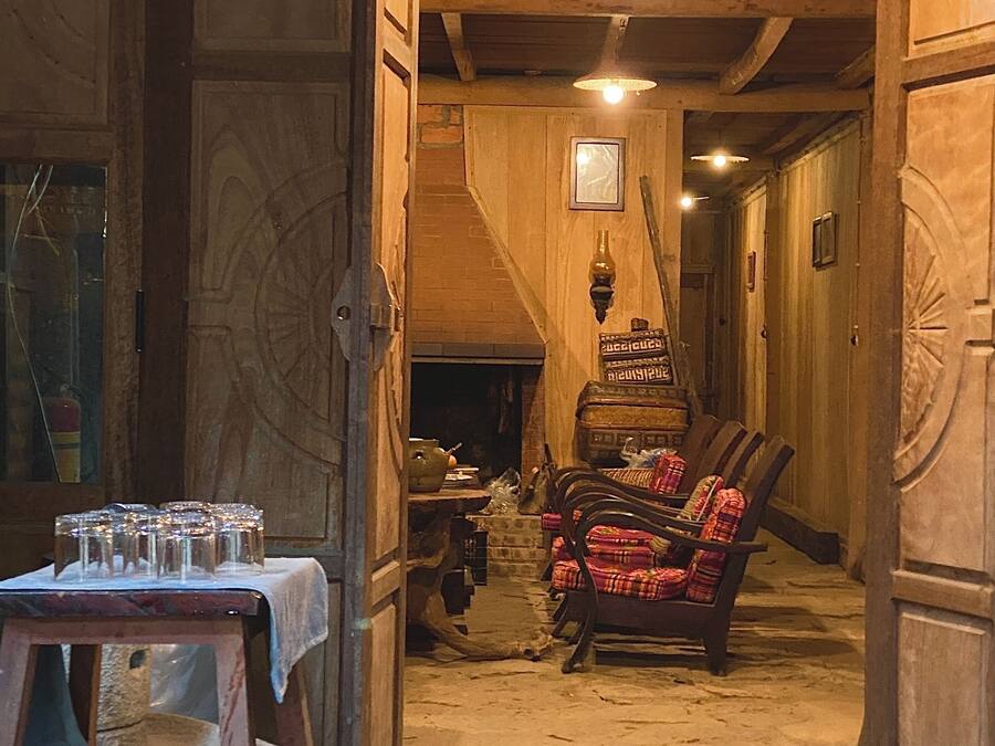 Entrée de l’hébergement