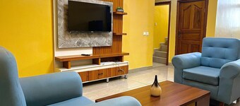 5 minute ride to the Kigali Genocide Memorial. Double room with balcony