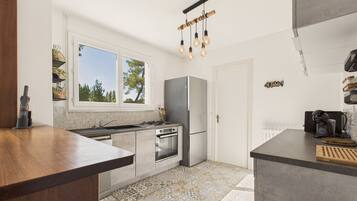 Réfrigérateur, micro-ondes, four, lave-vaisselle