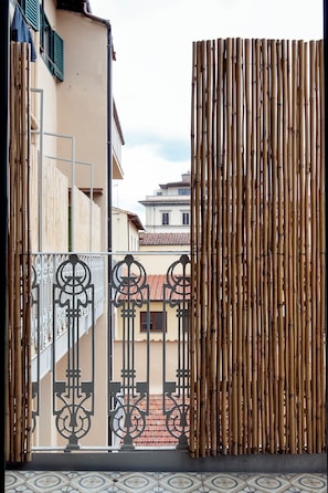 Vue depuis lâhĂ©bergement