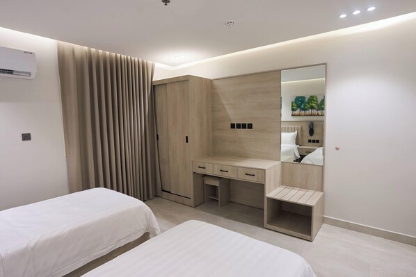 Egyptian cotton sheets, premium bedding, pillow-top beds, free minibar