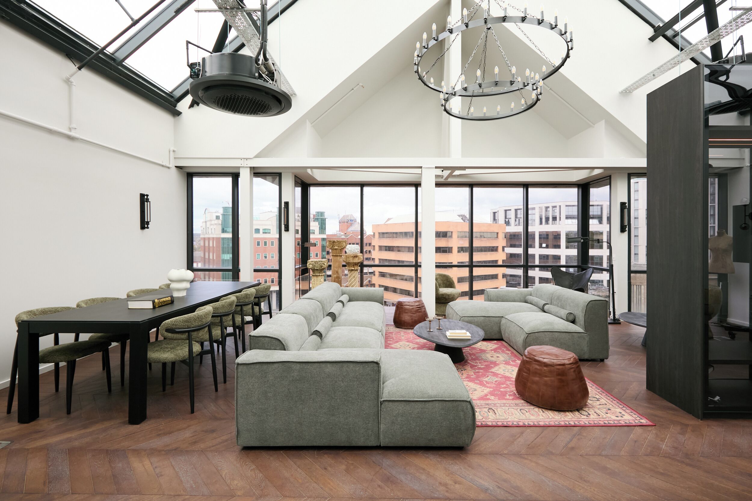 Penthouse Studio | Living area | 43-inch Smart TV with digital channels, streaming services