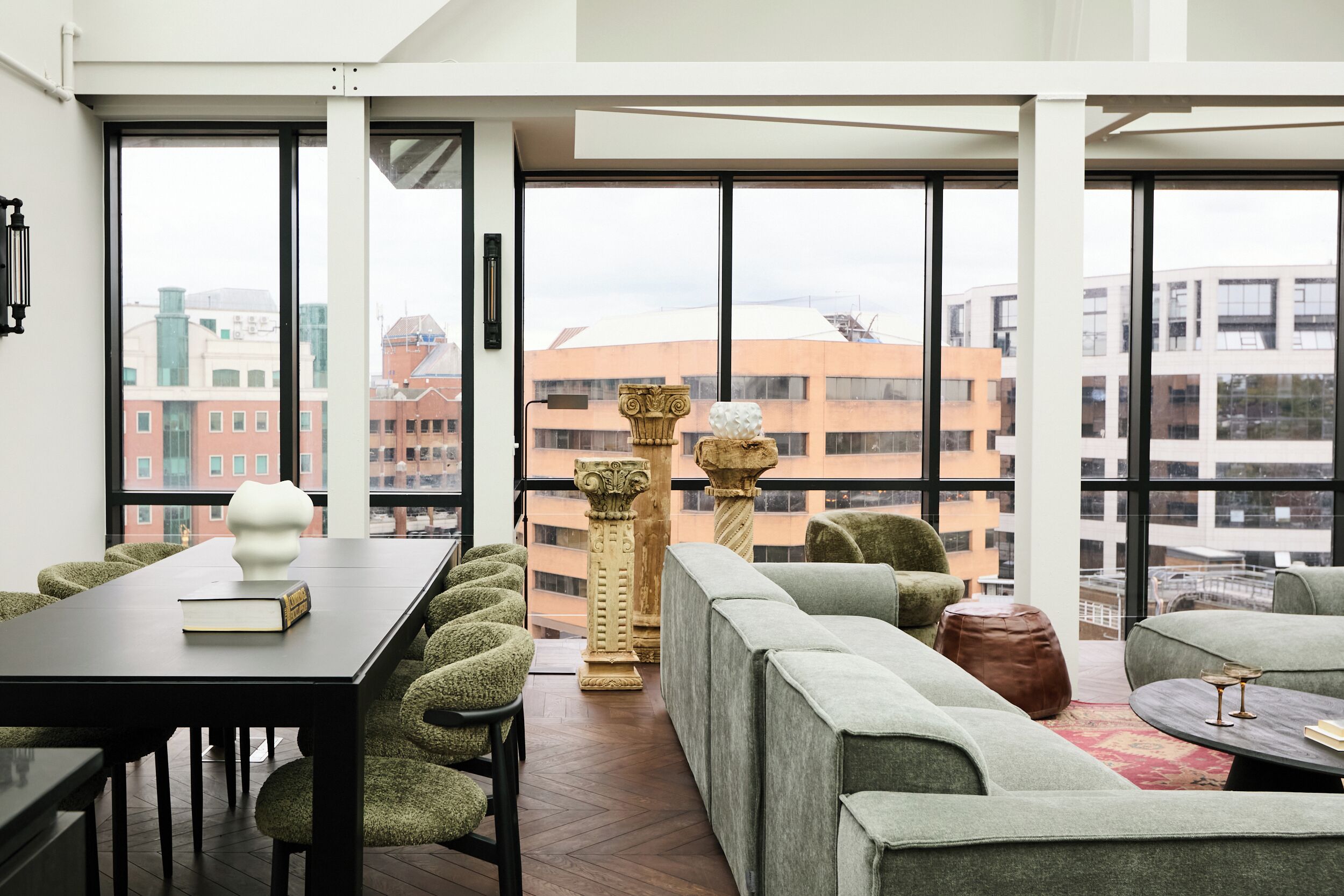 Penthouse Studio | Living area | 43-inch Smart TV with digital channels, streaming services