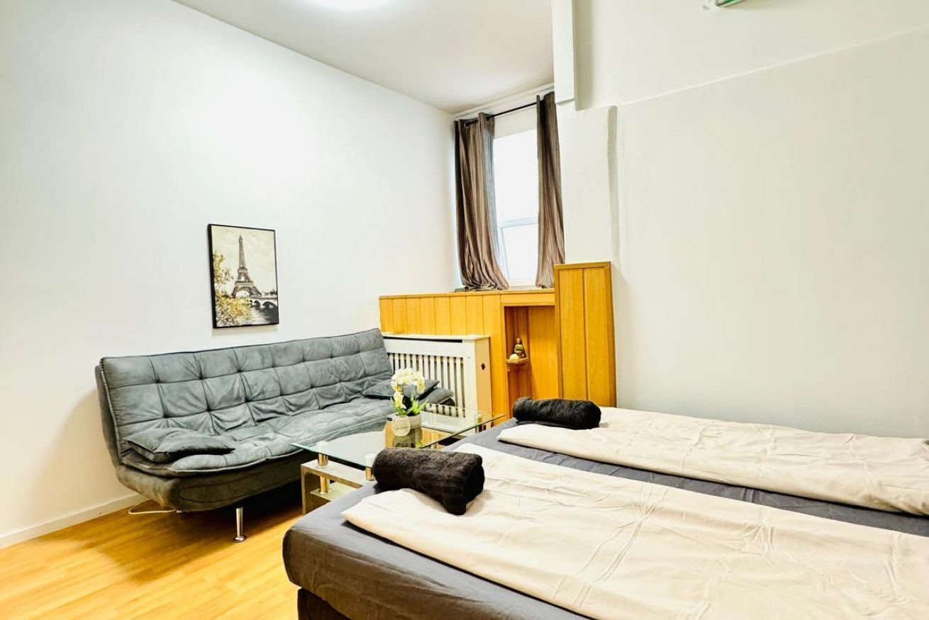 1 quarto, roupa de cama