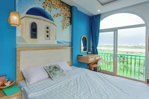Deluxe Double Room, Balcony, City View | Blackout drapes, free WiFi