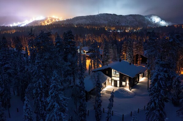 Aerial view - Rukan Villa Ailo - Modern Villa with Sauna, Jacuzzi & Scenic Views (Kuusamo)