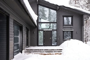 Majoituspaikan julkisivu