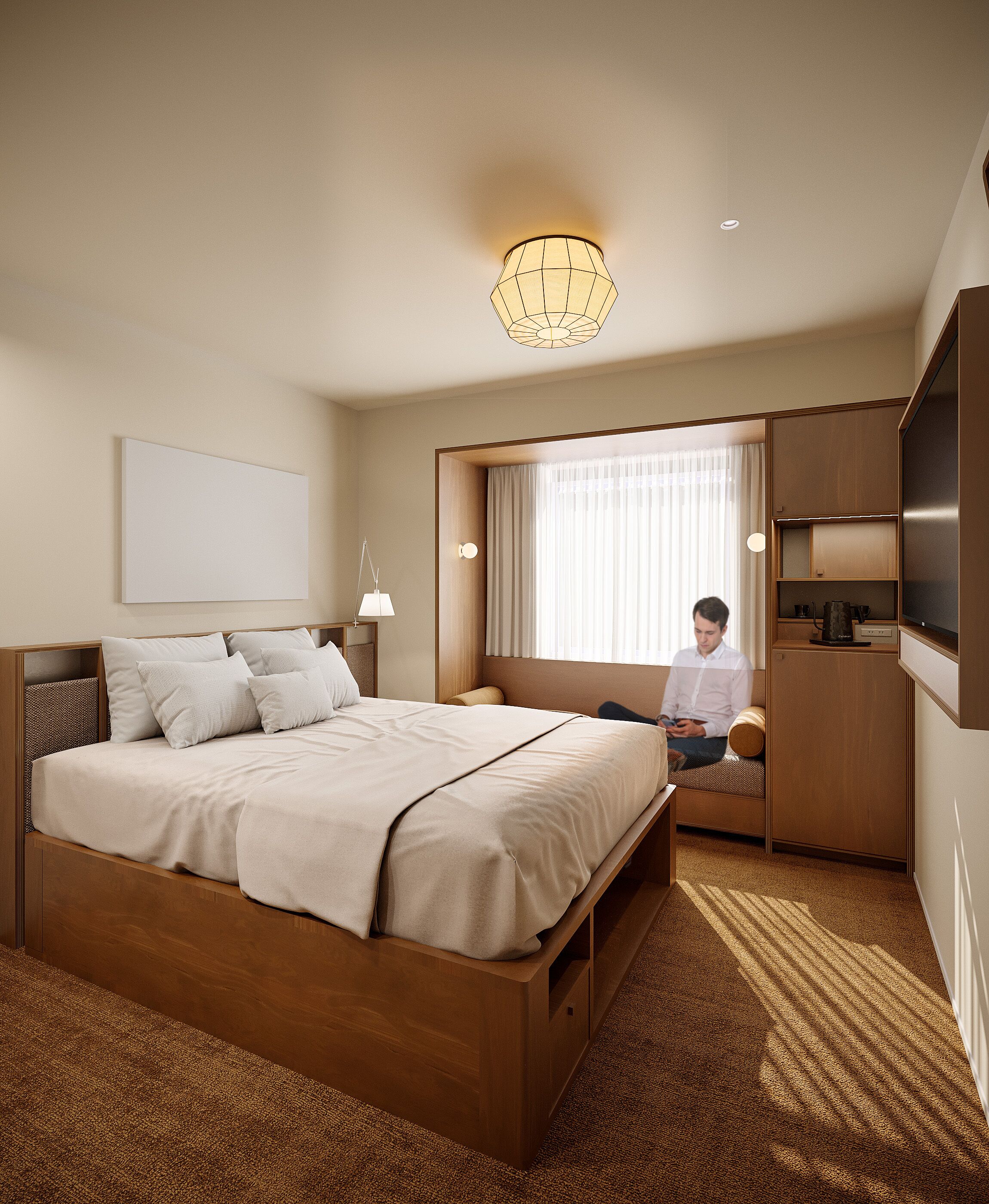 In-room safe, blackout drapes, iron/ironing board