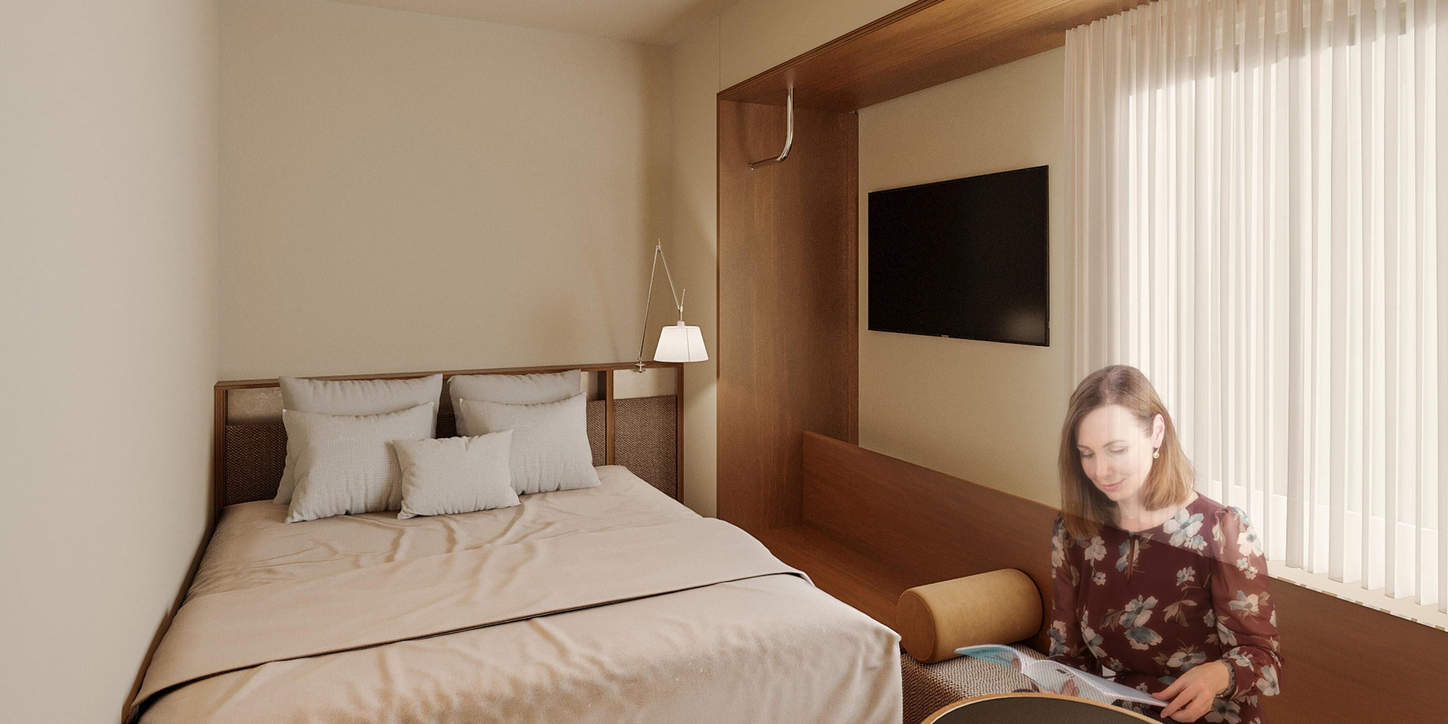 In-room safe, blackout drapes, iron/ironing board