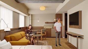 客房內保險箱、遮光布/窗簾、熨斗/熨衣板、免費搖籃/嬰兒床