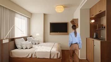 In-room safe, laptop workspace, blackout drapes, iron/ironing board