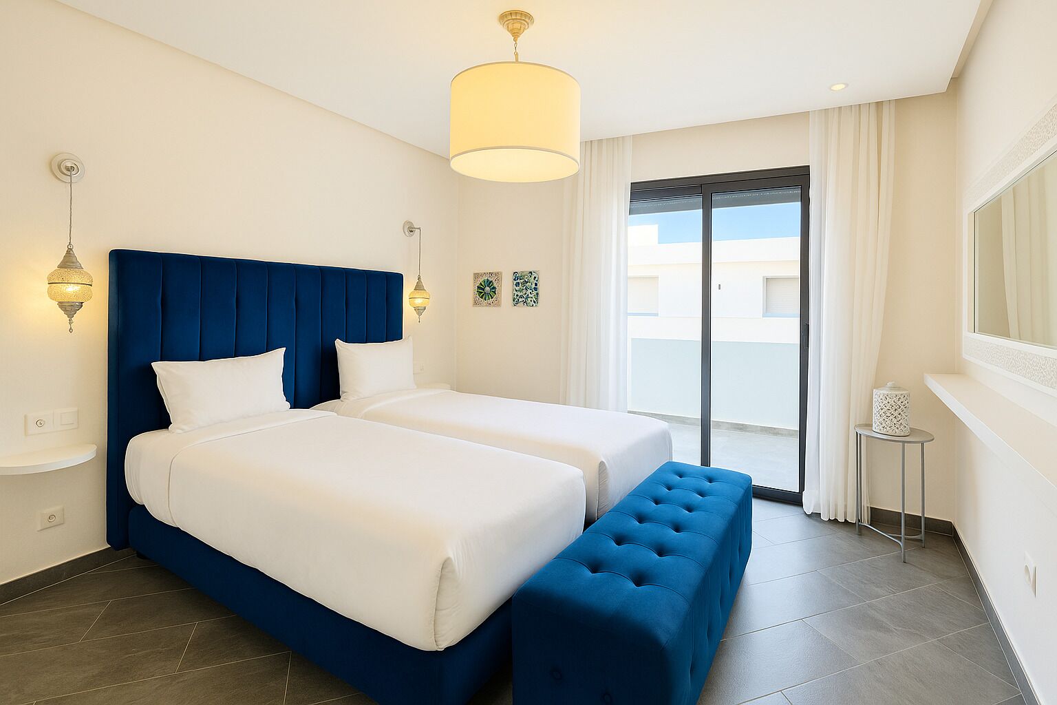 2 chambres, fer et planche à repasser, Wi-Fi, draps fournis