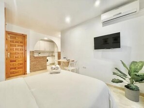 1 dormitorio, Internet, ropa de cama