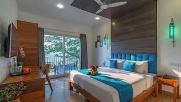 Kamar Deluks, 1 Tempat Tidur Double | Seprai katun Mesir, seprai premium, busa memori, dan minibar