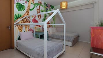 3 chambres, bureau, lit parapluie, Wi-Fi gratuit