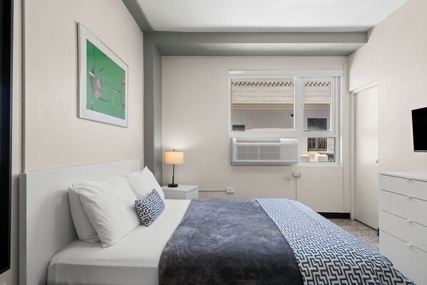 1 bedroom, iron/ironing board, travel crib, free WiFi