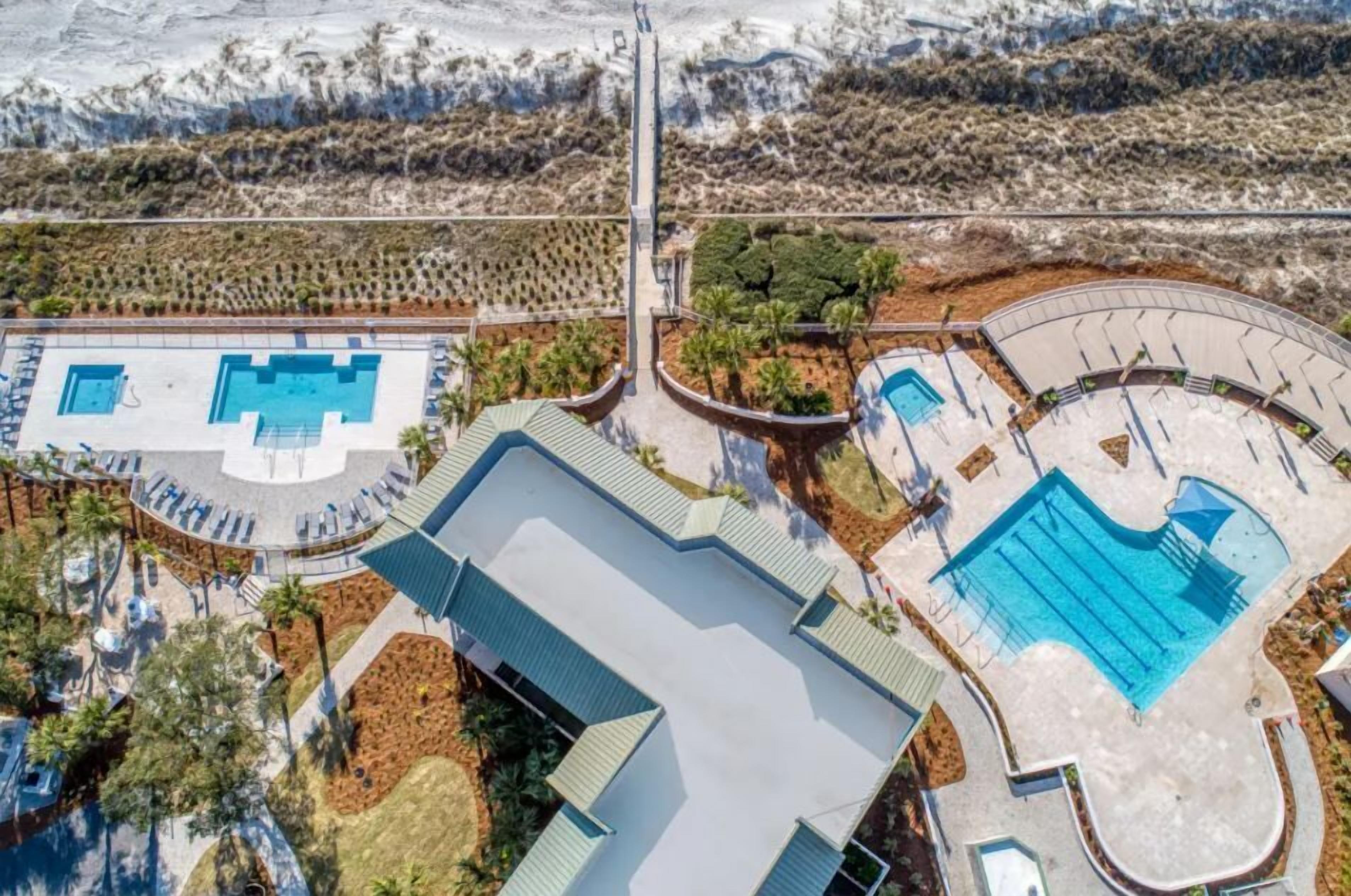 Villamare Amenities Aerial View
