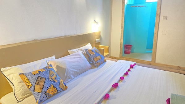 1 chambre, fer et planche à repasser, Wi-Fi, draps fournis