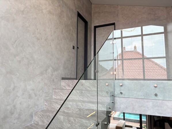 Handrails in stairways - XO Canggu Adults Only (Canggu)