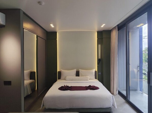 Căn hộ Tiêu chuẩn, ban công, quang cảnh thành phố | Minibar, truy cập Internet không dây miễn phí 