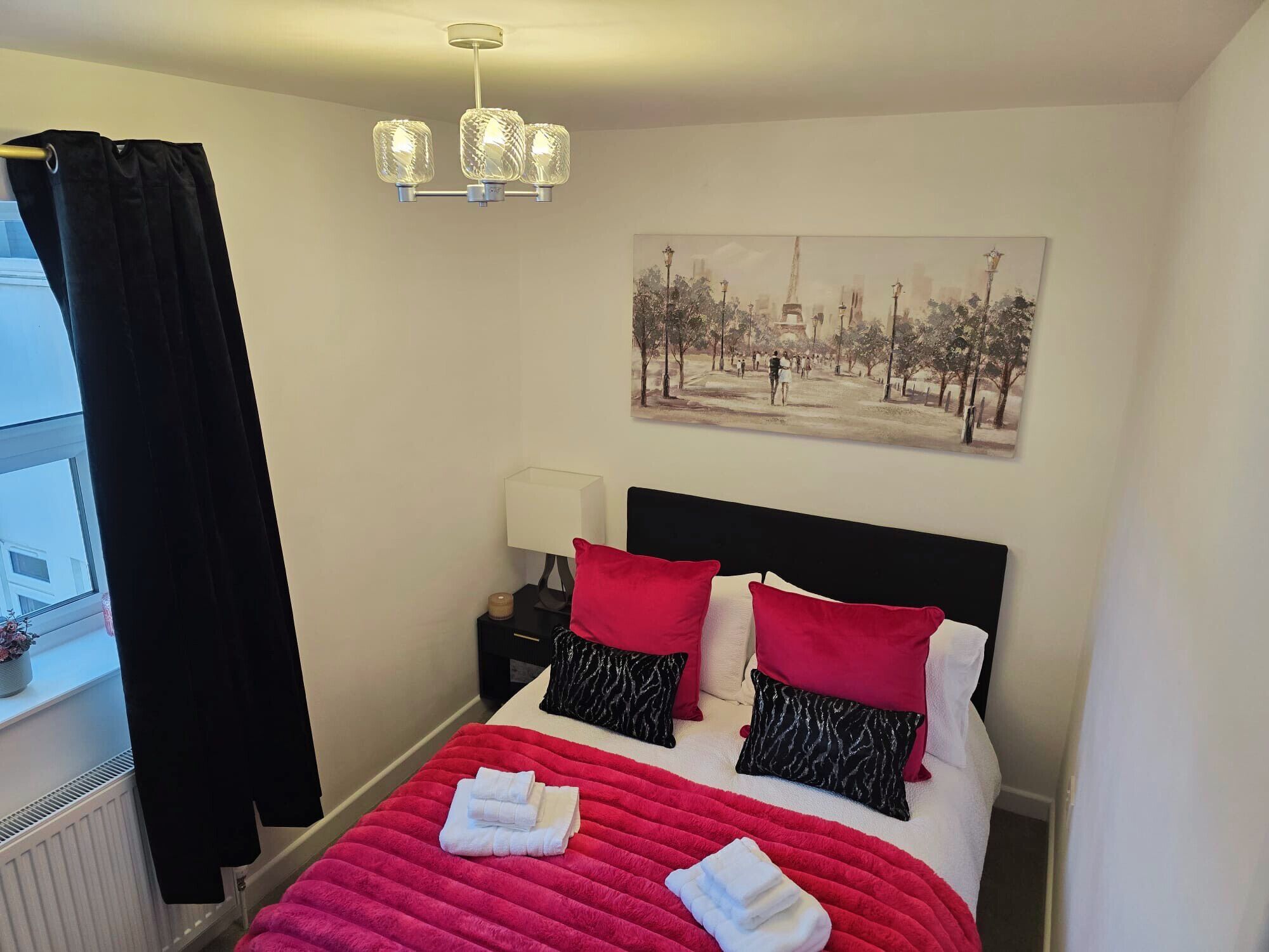 Appartement Deluxe, 1 lit double et 1 canapé-lit | Draps en coton égyptien, literie de qualité