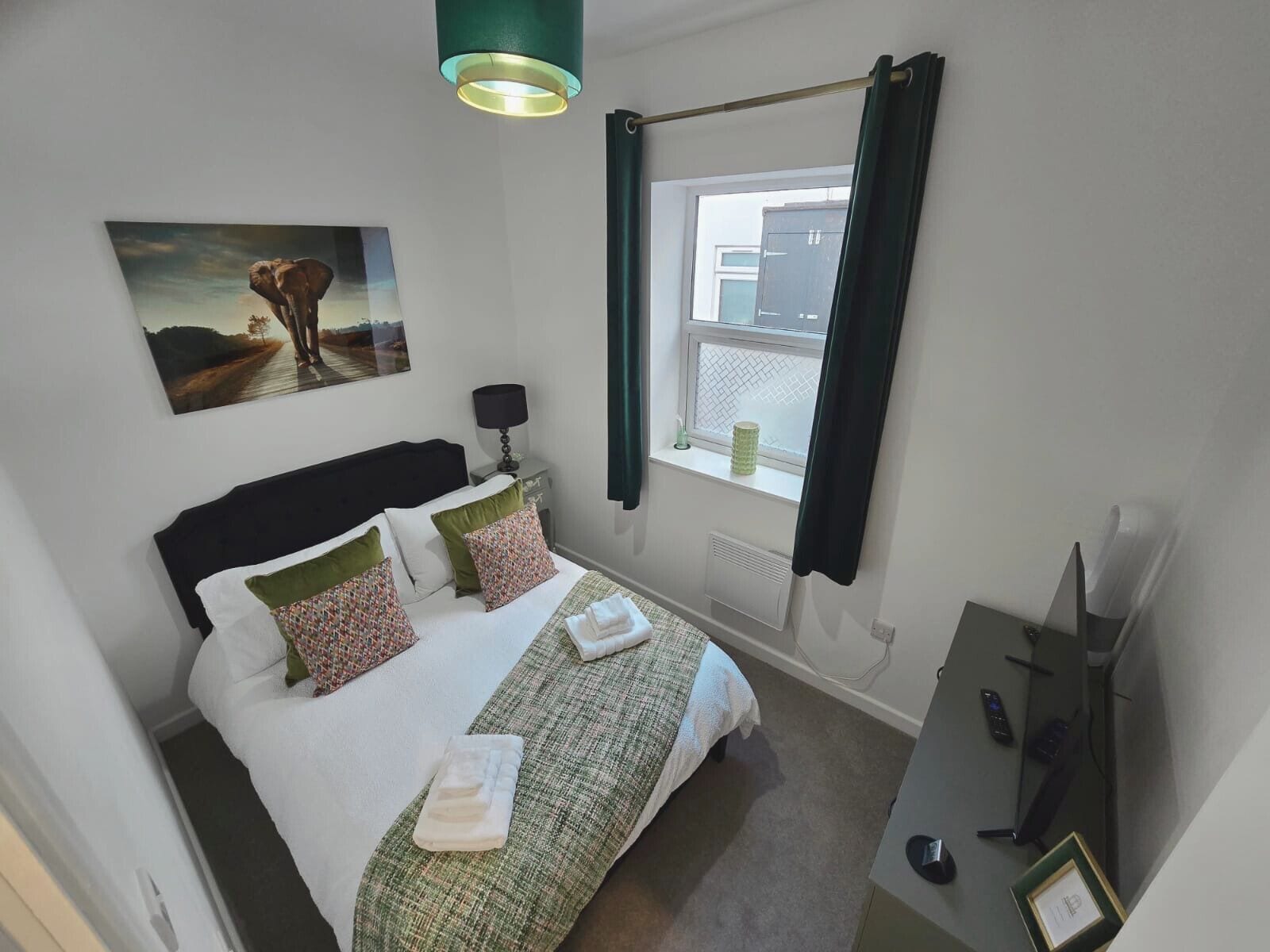 Appartement luxueux, 1 lit double et 1 canapé-lit, non-fumeur | Draps en coton égyptien, literie de qualité