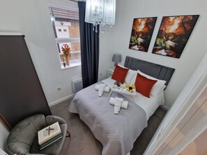 Appartement luxueux, 1 chambre, non-fumeur | Draps en coton égyptien, literie de qualité