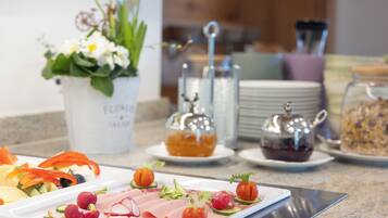 Petit déjeuner continental compris tous les jours