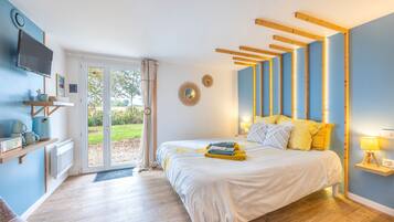 1 bedroom, WiFi, bed sheets, wheelchair access