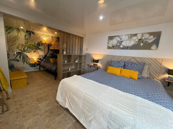1 bedroom, WiFi, bed sheets, wheelchair access