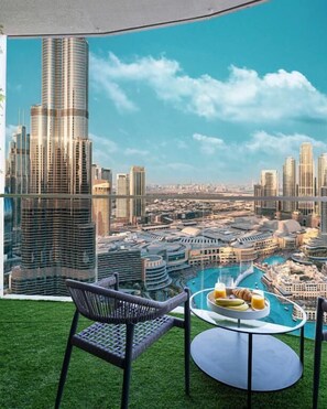 Luxury Apartment, Balcony, City View | Balcony view - Roomszy Grande Residences Downtown Dubai (Dubai)