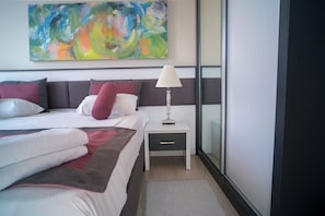 Comfort Double or Twin Room, Balcony, Mountain View | In-room safe, desk, laptop workspace, iron/ironing board