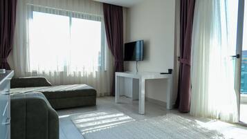 Comfort Double or Twin Room, Balcony, Mountain View | In-room safe, desk, laptop workspace, iron/ironing board