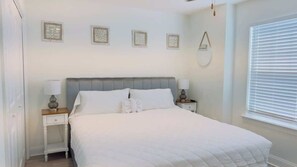 4 bedrooms, iron/ironing board, WiFi, bed sheets
