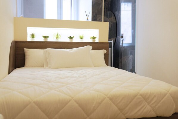 1 habitación, escritorio, wifi y ropa de cama 