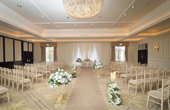 Indoor wedding
