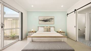 3 bedrooms, desk, iron/ironing board, WiFi