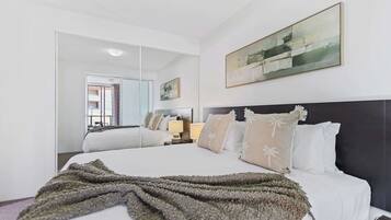 1 soverom, strykejern/-brett, wi-fi og sengetøy