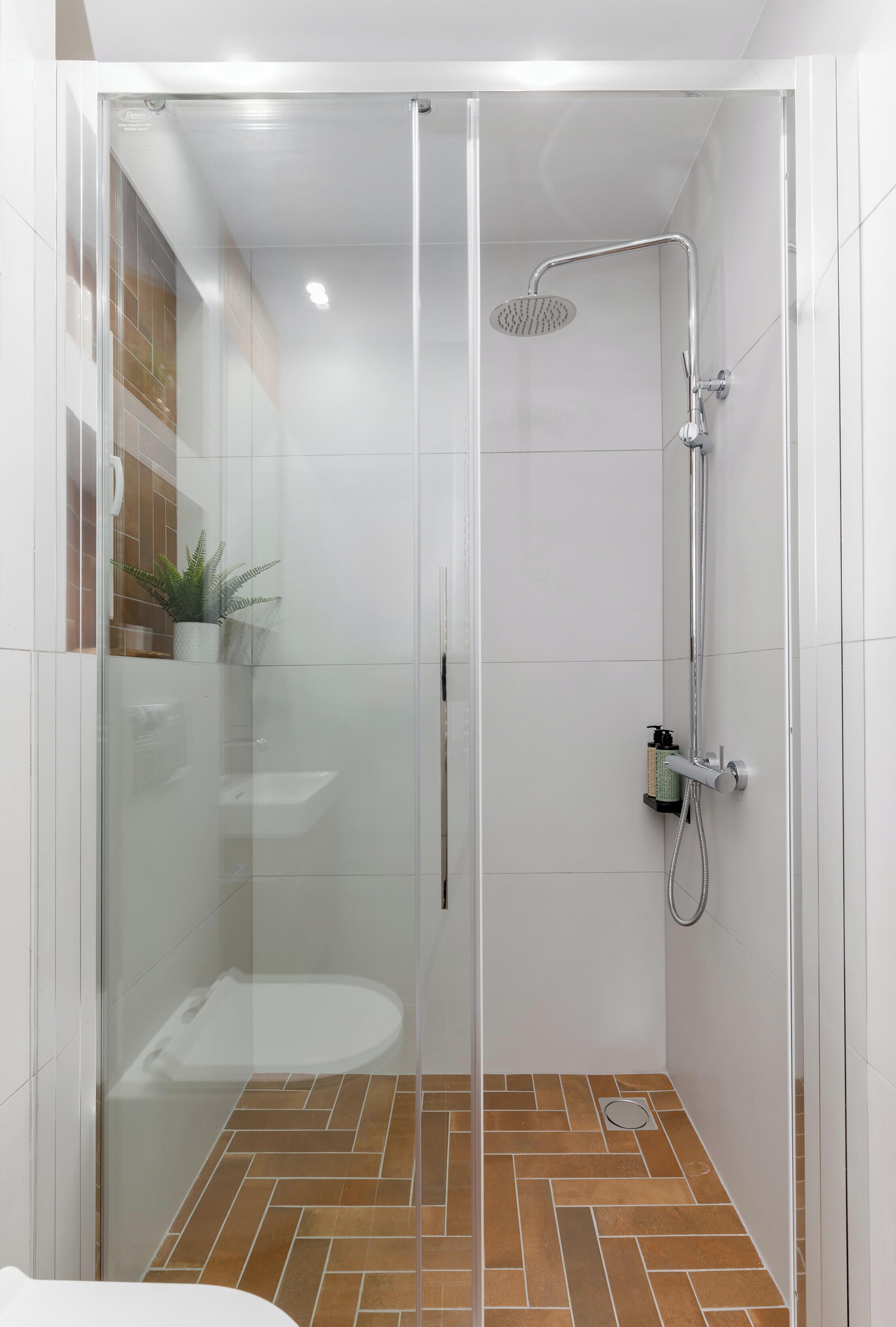 Appartement, 3 chambres, balcon, vue ville | Salle de bain