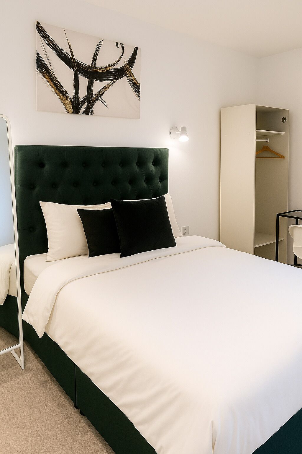 1 Schlafzimmer, Bügeleisen/Bügelbrett, Bettwäsche