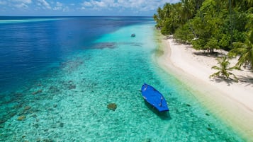 Beach nearby, white sand