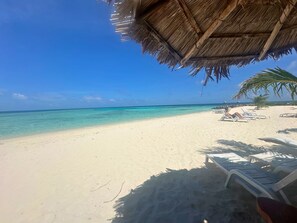 Beach nearby, white sand