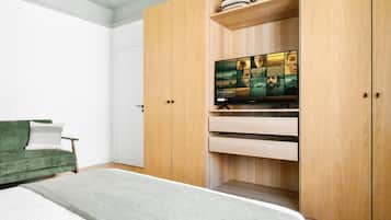 1 chambre, fer et planche Ă repasser, Wi-Fi gratuit, draps fournis